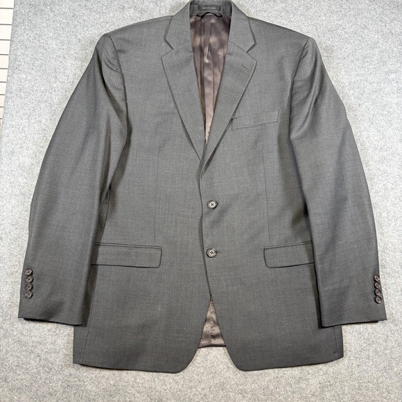 Lauren Ralph Lauren Other - Lauren Ralph Lauren Suit Jacket Mens 44R Gray Wool Two Button Made In Canada